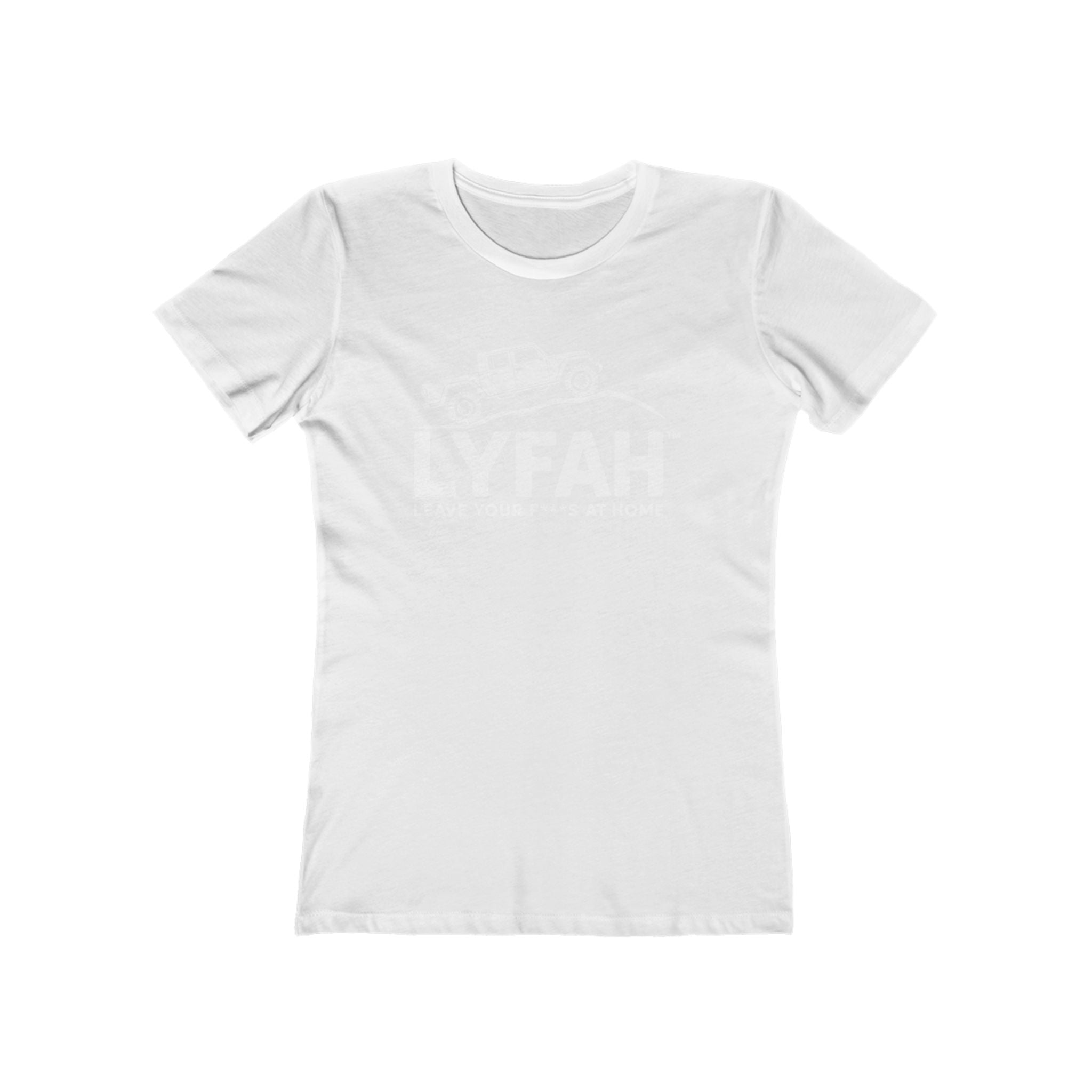 Boyfriend Tee for Women — Relaxed Feminine Fit 4X4 Graphic T‑Shirt