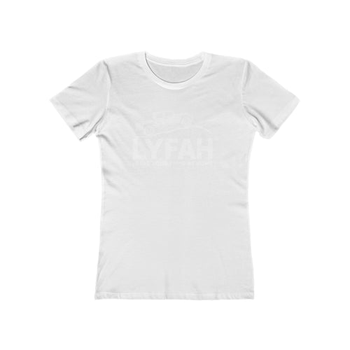 Boyfriend Tee for Women — Relaxed Feminine Fit 4X4 Graphic T‑Shirt