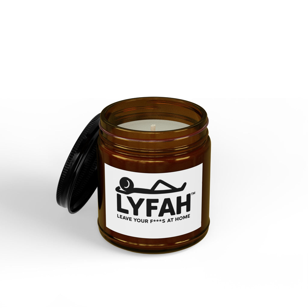 LYFAH Scented Soy Candle —  "Leave Your F***s at Home" (4oz & 9oz)