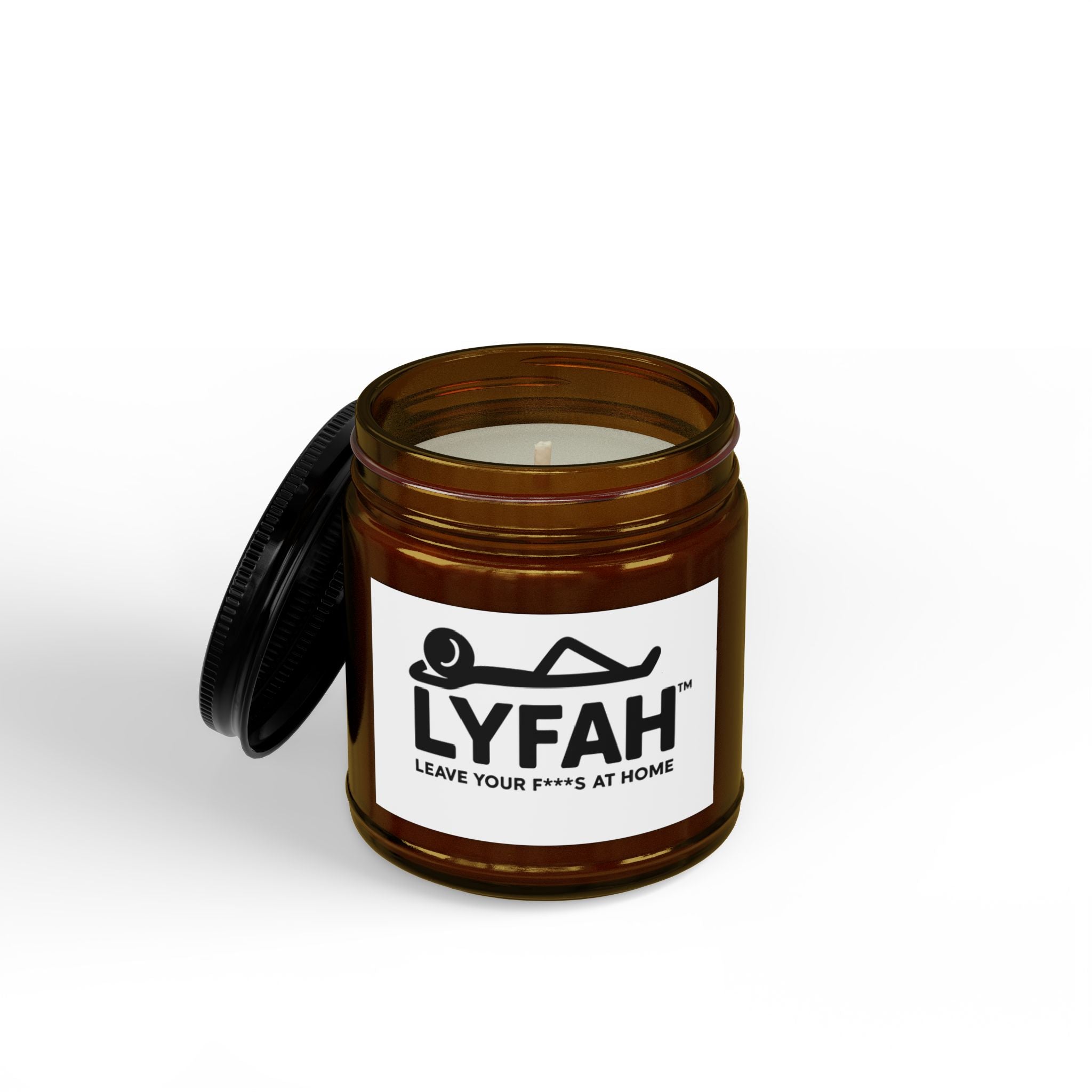 LYFAH Scented Soy Candle —  "Leave Your F***s at Home" (4oz & 9oz)