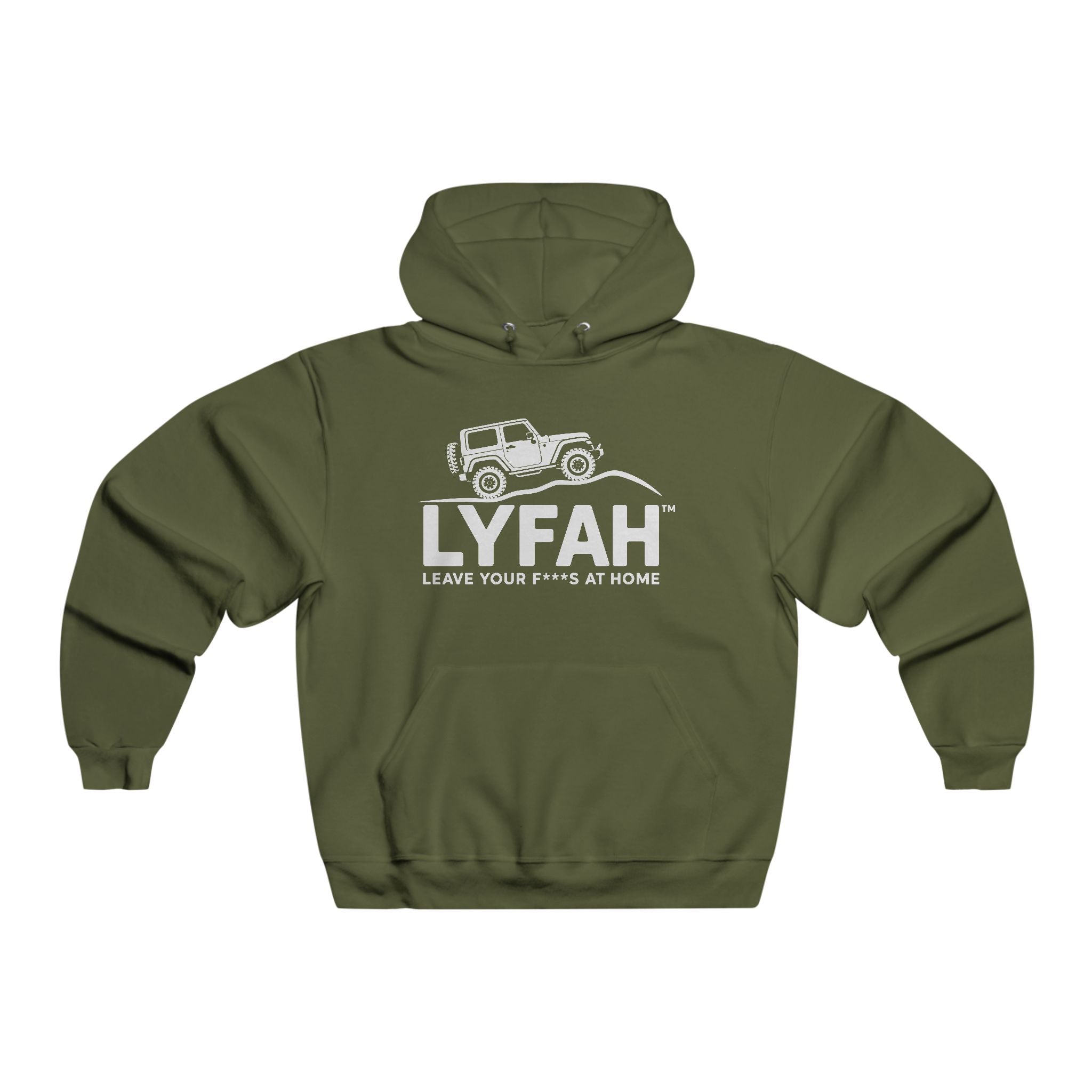 Men's LYFAH JERZEES NUBLEND® 4X4 Hooded Logo Sweatshirt