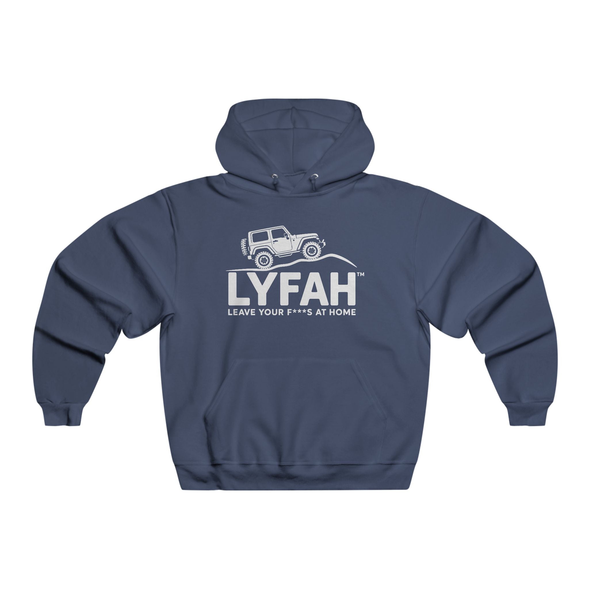 Men's LYFAH JERZEES NUBLEND® 4X4 Hooded Logo Sweatshirt