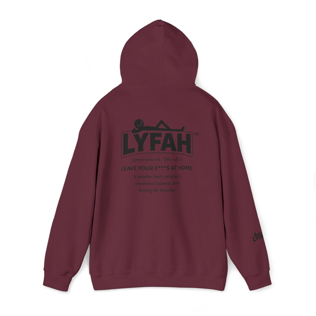 Lyfah 'Leave Your F***s at Home' Hoodie — Minimal Streetwear Pullover
