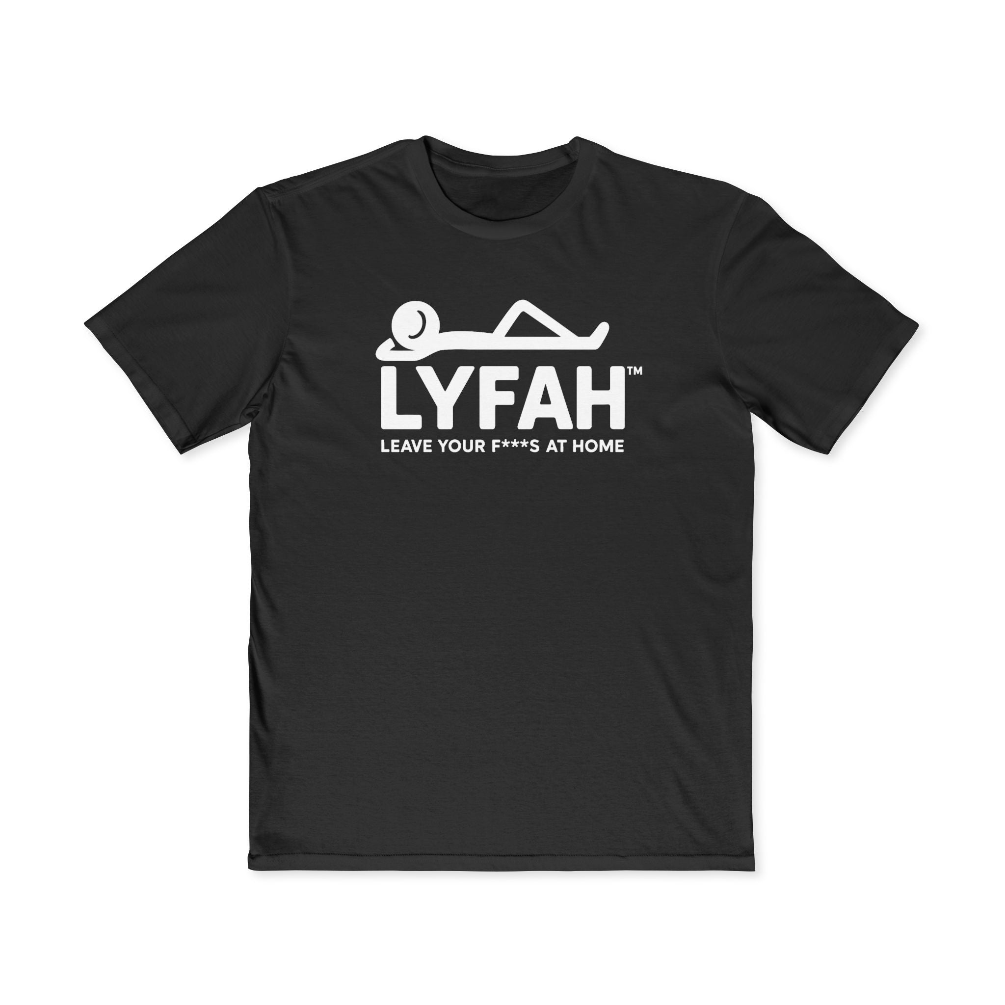 Men's LYFAH - Leave Your F***s At Home Graphic Tee — Funny Casual Shirt for Dad, Husband & Groomsmen