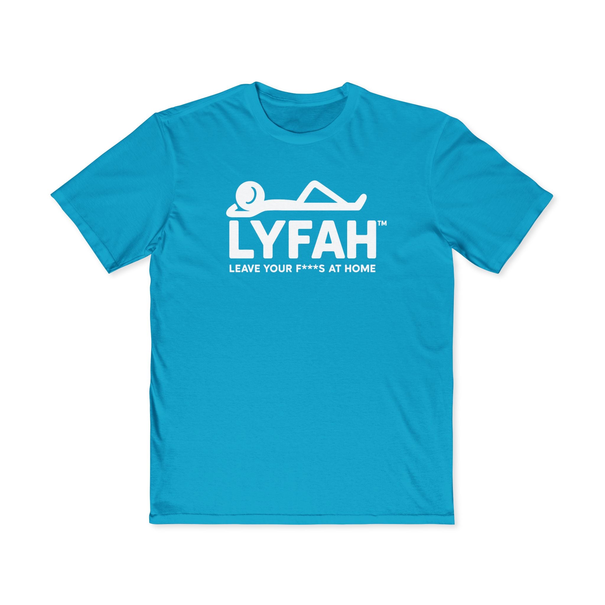 Men's LYFAH - Leave Your F***s At Home Graphic Tee — Funny Casual Shirt for Dad, Husband & Groomsmen