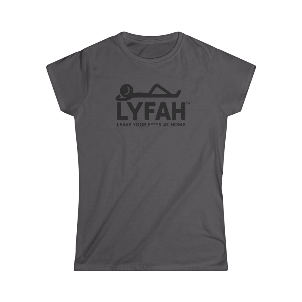 LYFAH Women's T‑Shirt – 'Leave Your F***s At Home' Casual Graphic Tee