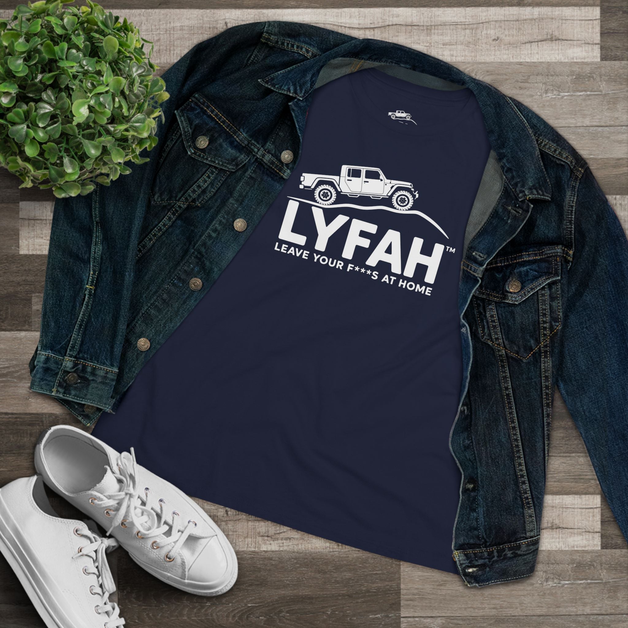 LYFAH Women's 4x4 Cotton Tee