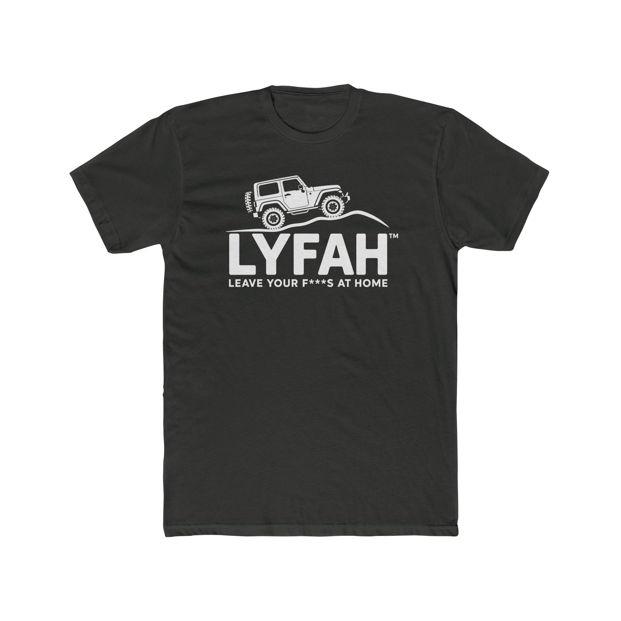 Men's LYFAH 4X4 T‑Shirt — 'Leave Your F***s At Home' Outdoor Adventure Tee