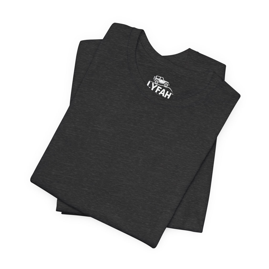 Men's 4x4 Back Graphic Jersey Short Sleeve Tee by LYFAH